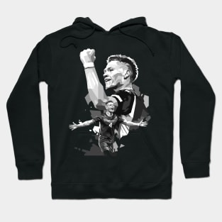 Scott Mctominay Scotland greyscale fan art Hoodie